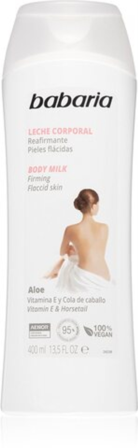 Babaria Aloe Vera - укрепляющее молочко для тела с алоэ вера /   400  ml  / GTIN 8410412130141