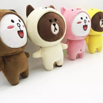 Мягкая игрушка "Бурый медведь в капюшоне Cony SLY," 40см