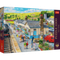 Pazl / Пазлы / Puzzles - "1000 Premium Plus" - Tea Time: The Village Station