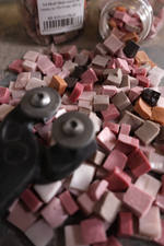 G4-Blush Микс колотой смальты 10х10 мм, 400 гр