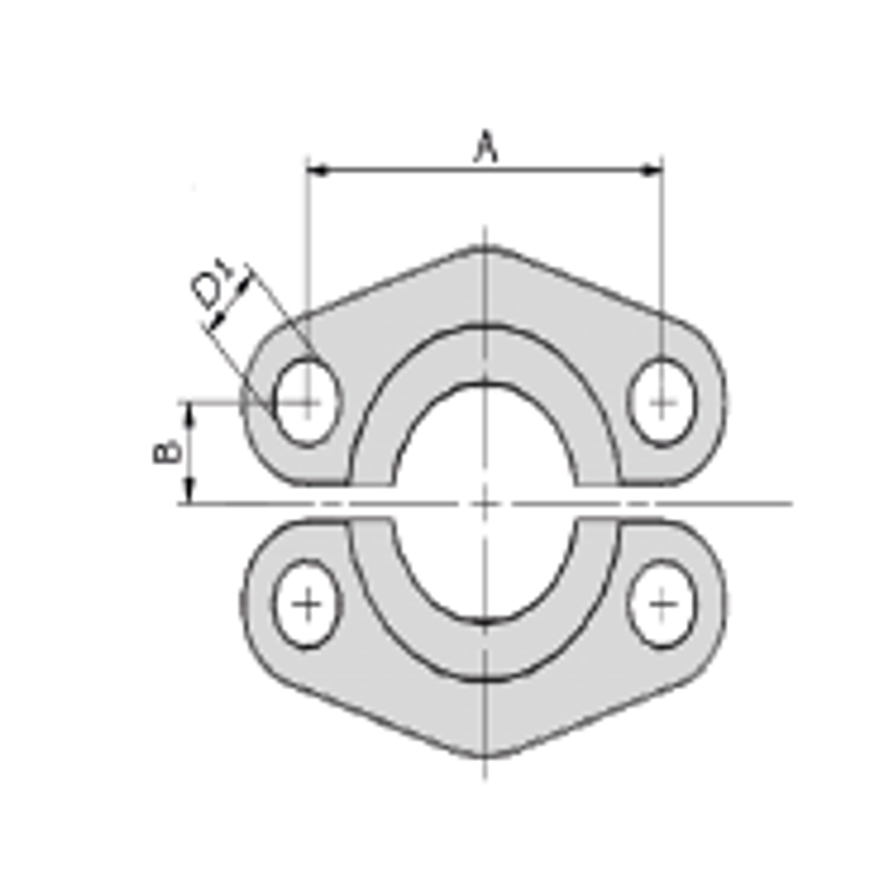 Комплект скоб AFS3 1.1/4 (2шт.)