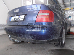 Фаркоп оцинкованный Galia A035A для Audi A4 седан/универсал 1994-2000(паспорт и сертификат в комплекте)(без электрики)