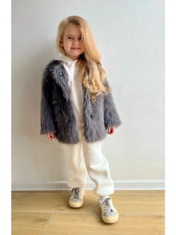 Шуба искусственная демисезонная