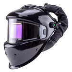 Маска сварщика Guardian черная (ф-р 9990V, внутр. рег.) с турбоблоком Guardian Air 8877