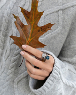 Кольцо Qudo FIRENZE 19 (S) Smoked Topaz 107000/40-5108 19 размер 19