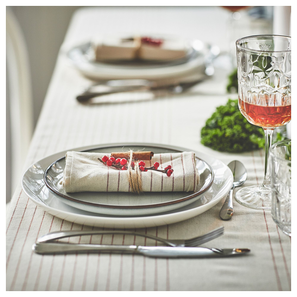 Набор салфеток для сервировки IKEA VIPPSTARR (ВИППСТАРР), Бежевый, 30х30 см, 4 шт