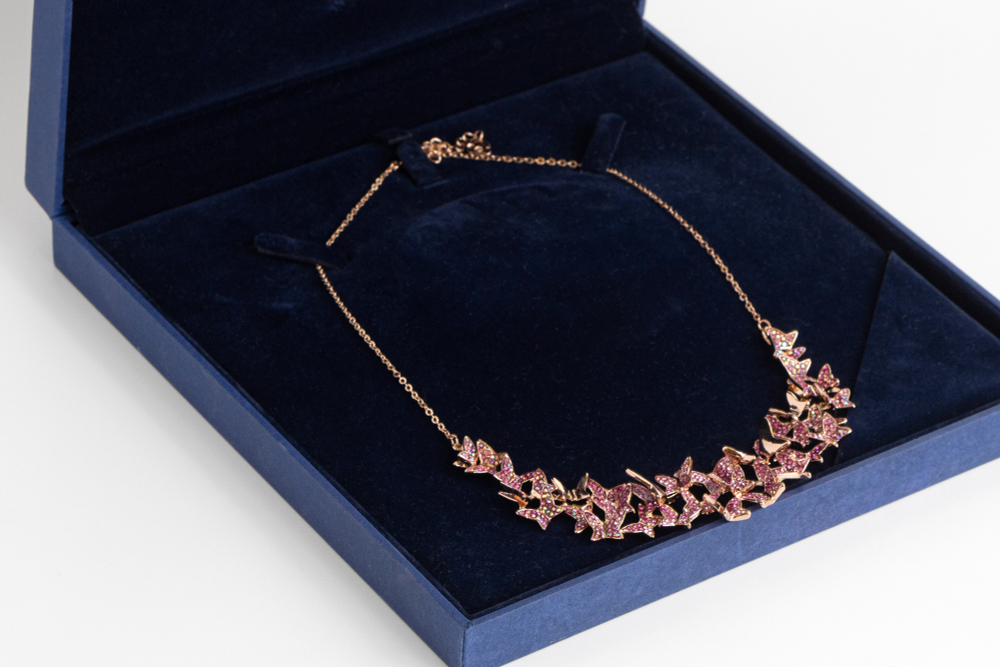 Ожерелье Swarovski с бабочками
