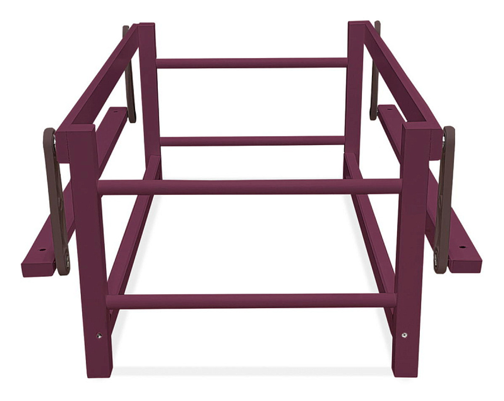 Кроватка детская Lillaland Lilla Aria с маятником Italian Plum