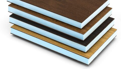 Стеновая сэндвич панель с ЛДСП 120 мм