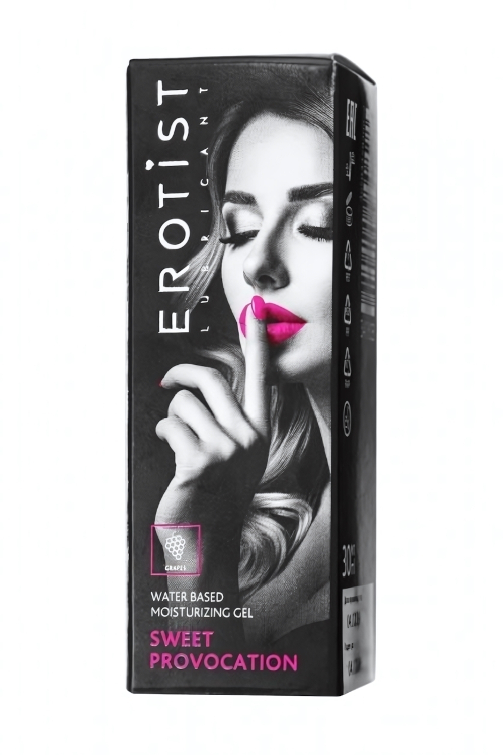 Съедобный гель Erotist SWEET PROVOCATION: GRAPES (Сладкая провокация со вкусом винограда), 30 мл