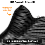 Передние автомобильные коврики ЭВА с бортами для KIA Sorento Prime III (14-20г.)