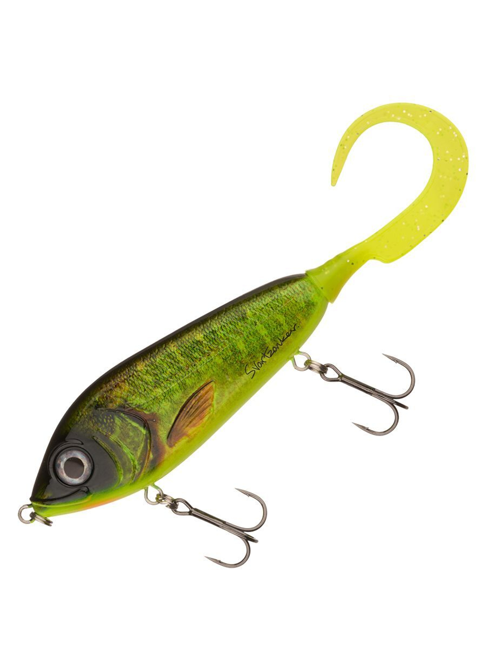 Воблер Abu Garcia Svartzonker McMy Tail 200, Fire Carp Flash, 200 мм, 83 г, тонущий, джеркбейт