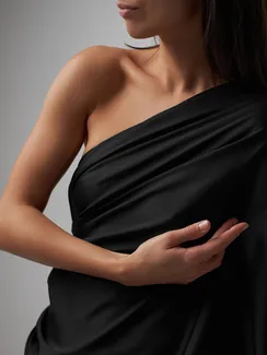 Микрофибра Lauma, арт. 2052, "вторая кожа", черный 170