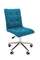 Офисное кресло Chairman 030 Россия ткань Т-75 бирюзовый, хром, без подлокотников