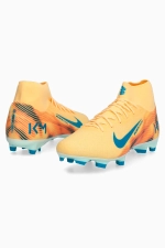 Бутсы Nike Zoom Mercurial Superfly 10 Academy Mbappe FG/MG - оранжевый