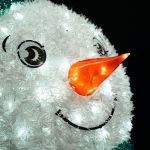 Светодиодный снеговик "Художник"