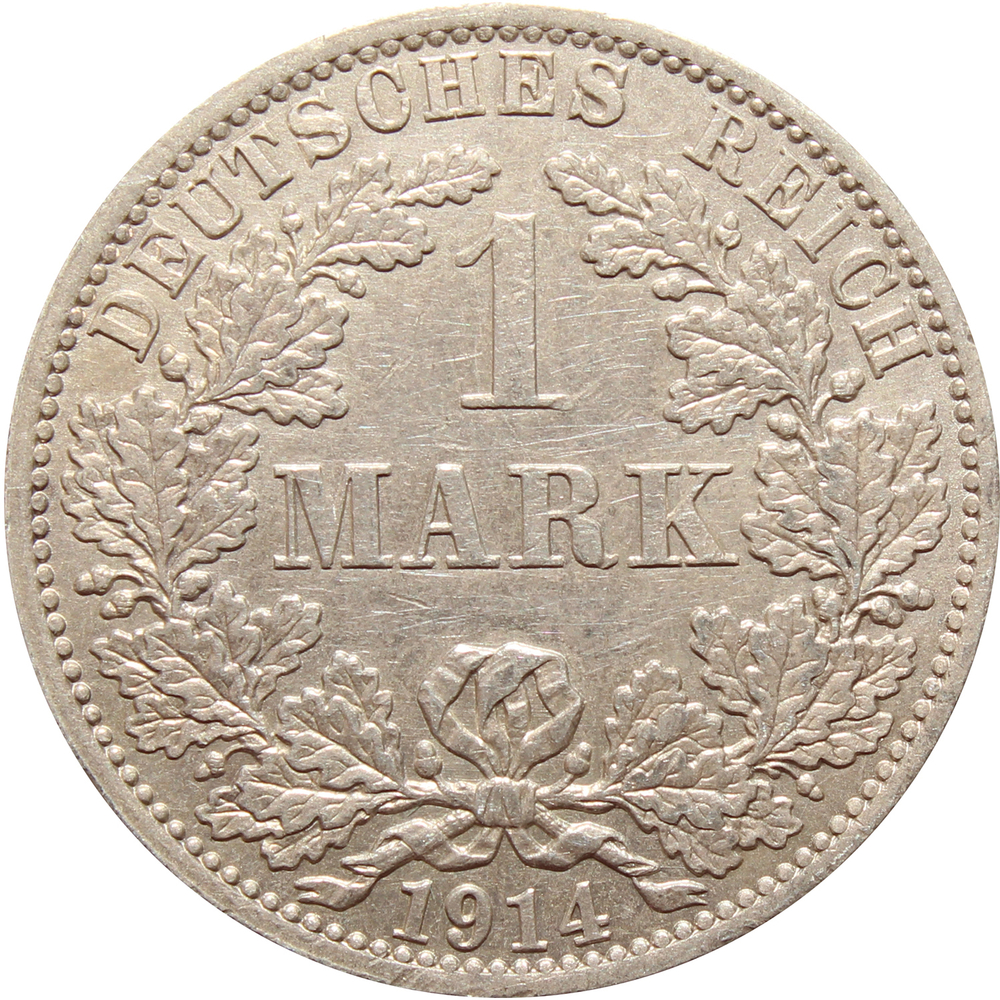 1 марка 1914 (A) Германия XF