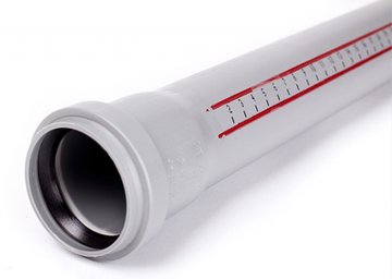 Труба Ostendorf НТЕМ 110х3000 мм внутренняя канализационная арт. 115070