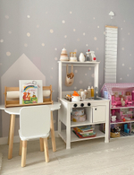 Стикеры НЕРОВНЫЙ ГОРОШЕК бежевый микс