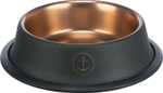 Миска стальная с резиновым кольцом BE NORDIC, 0,7 л, чёрный/бронзовый, Trixie