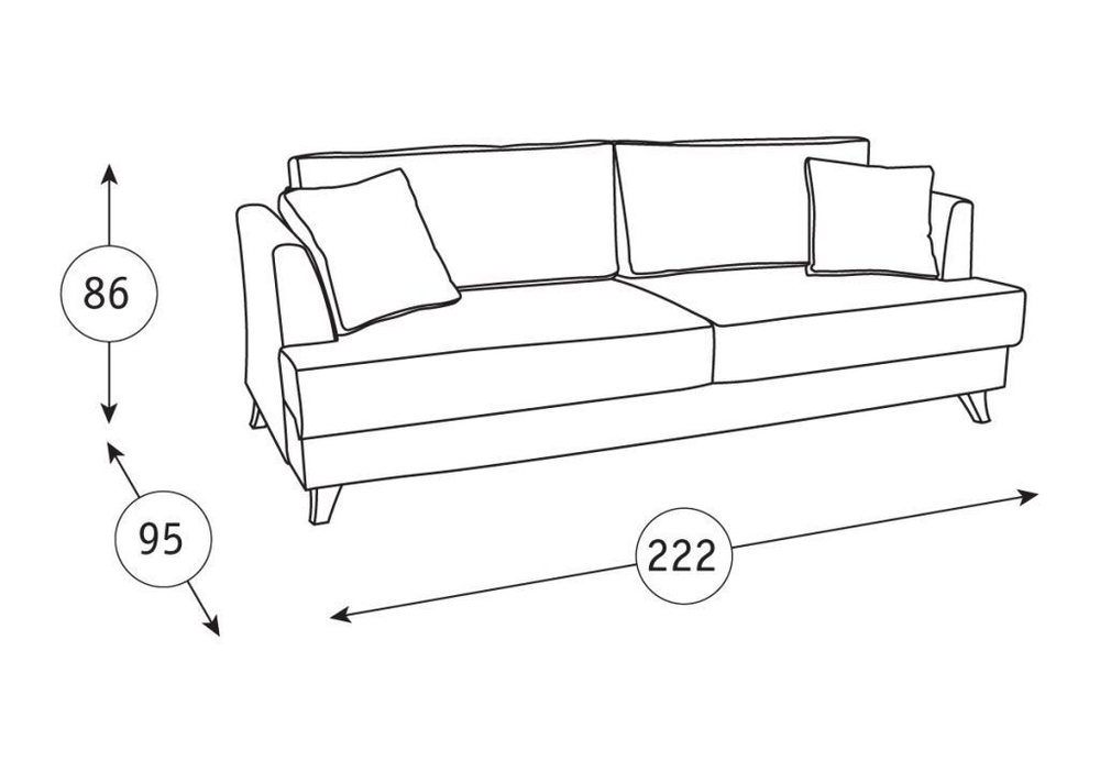 Диван еврокнижка «Уют»