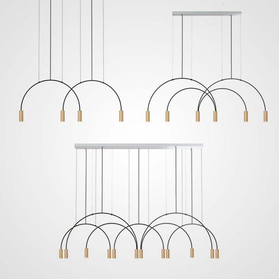 Подвесной светильник Imperium Loft ARC 3 Gold ARC01 189567-26