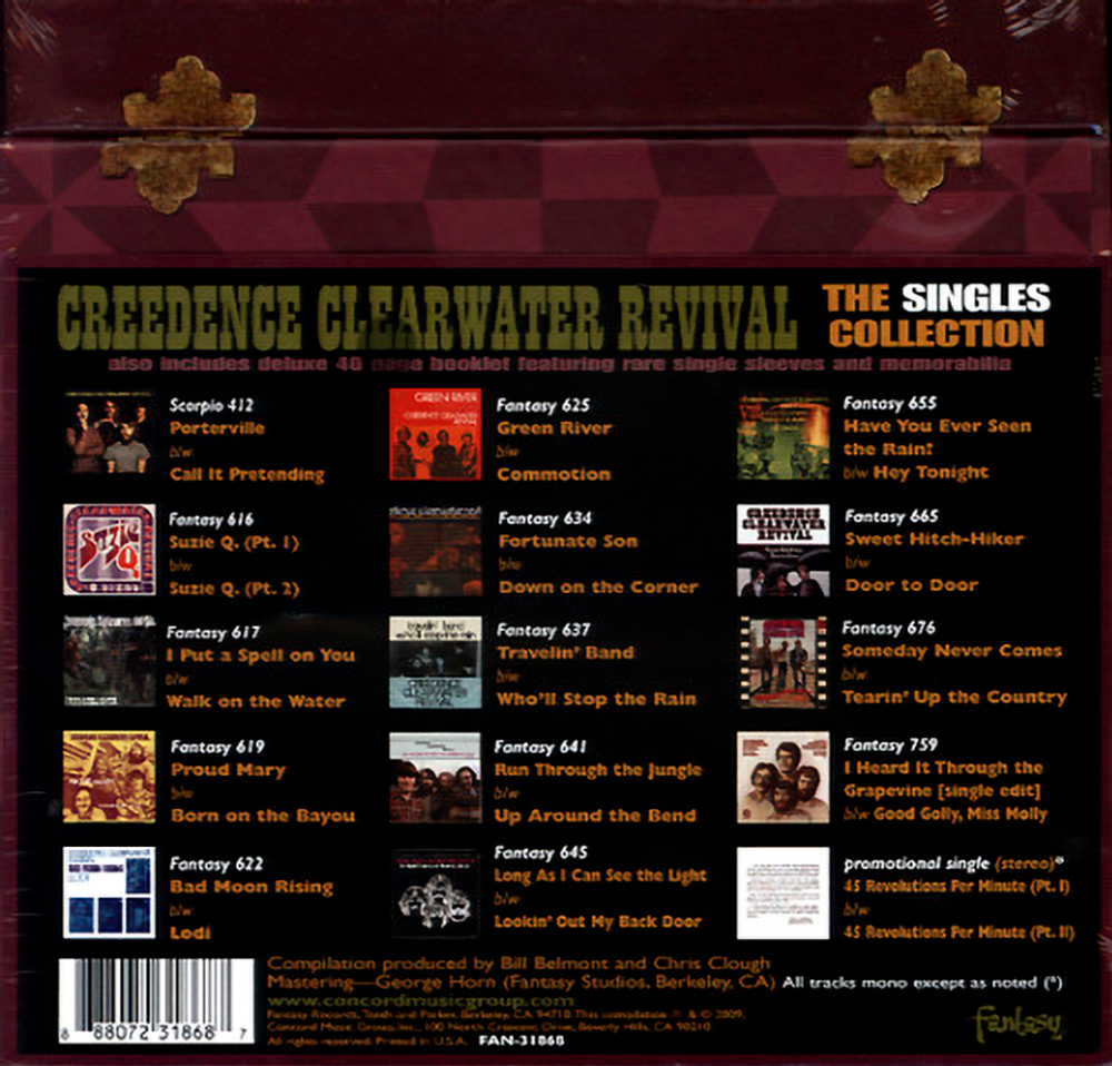 Creedence Clearwater Revival / The Singles Collection (15х7"Vinyl Single)