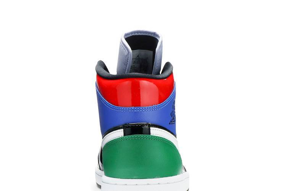 Кроссовки Jordan Air Jordan 1 Mid Se Patent Blend (Женская размерная сетка)