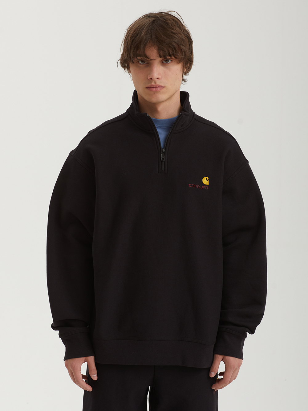 Мужская Толстовка Half Zip American Script