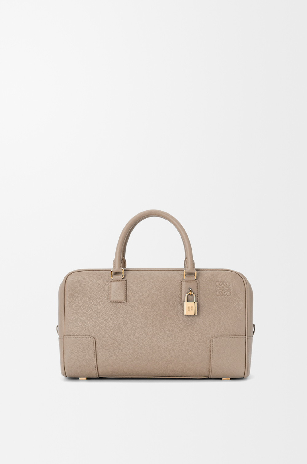 Loewe Сумка Amazona 28 из мягкой зернистой телячьей кожи, песочный
