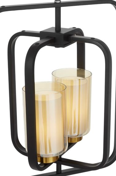 Подвесная люстра Lumina Deco Indivia LDP 1238-2 BK+MD