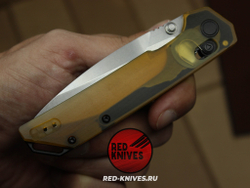 Нож Kershaw Iridium - рукоять Ultem, клинок стоунвош RK/Н2