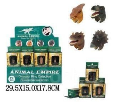 Игрушка для купания Кольца-динозавры в ас-те, дисплей, 4 вида