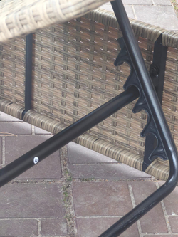 Шезлонг из искусственного ротанга Орландо цвет Greige