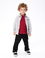 Костюм для мальчика (серый/чёрный)