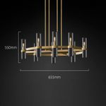 Люстра MT8888-8H antique brass