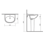 УМЫВАЛЬНИК SANITA КОМФОРТ