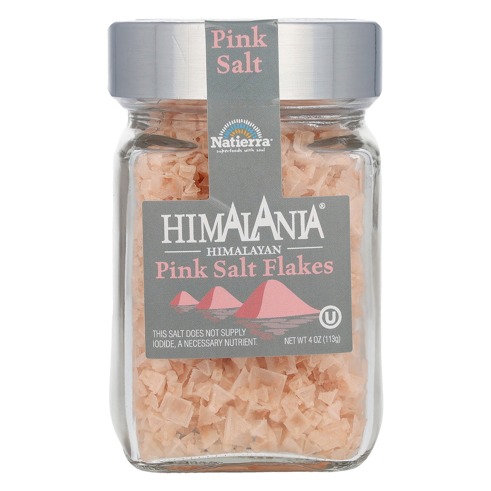 Himalania, гималайская розовая соль, хлопья, 113 г (4 унции)