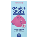 JoySpring, Genius, капли, для концентрации и внимания, со вкусом ягод и ванили, 30 мл (1 жидк. унция)