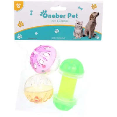 Игрушки в наборе 3шт «МУРОЧКИН», цвет микс