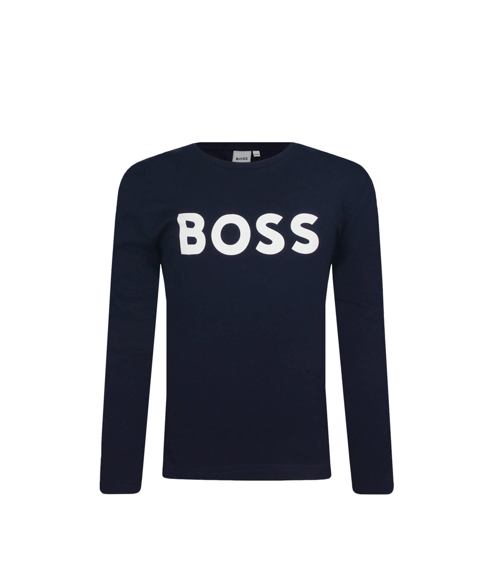 Лонгслив BOSS Kidswear - темно-синий(J25P25)