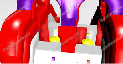 Надувная полоса препятствий "Веселые испытания"