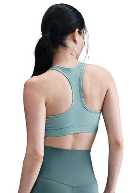 Теннисный бюстгальтер Nike Swoosh Medium Support Non-Padded Sports - cannon/white