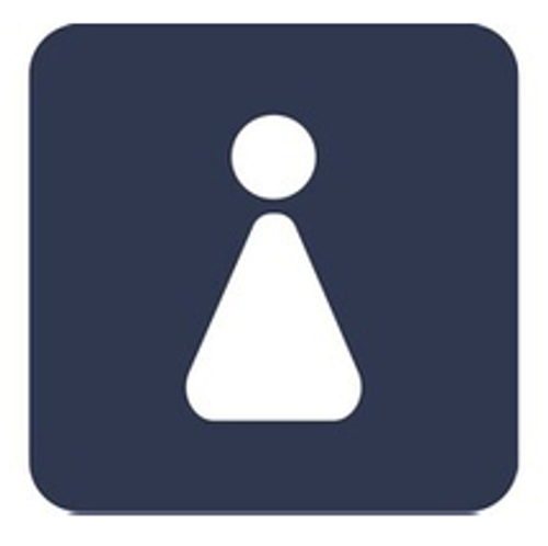 Наклейка "На двери туалета"