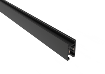 Накладной шинопровод магнитный 2 метра CLT 0.116 01 L2000 BL чёрный UX5 48V Crystal Lux