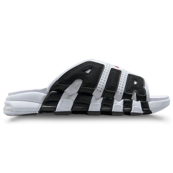 Nike Air More Uptempo Slide 'White Black Red'