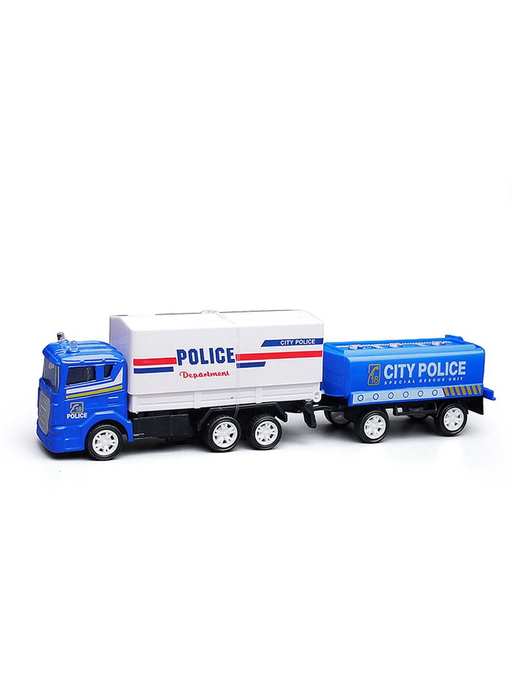 Игровая машина Полиция с прицепом ( BX-180)