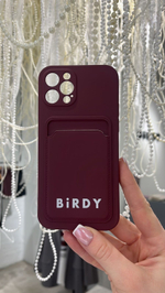 Чехол для телефона BIRDY | iPhone бордовый