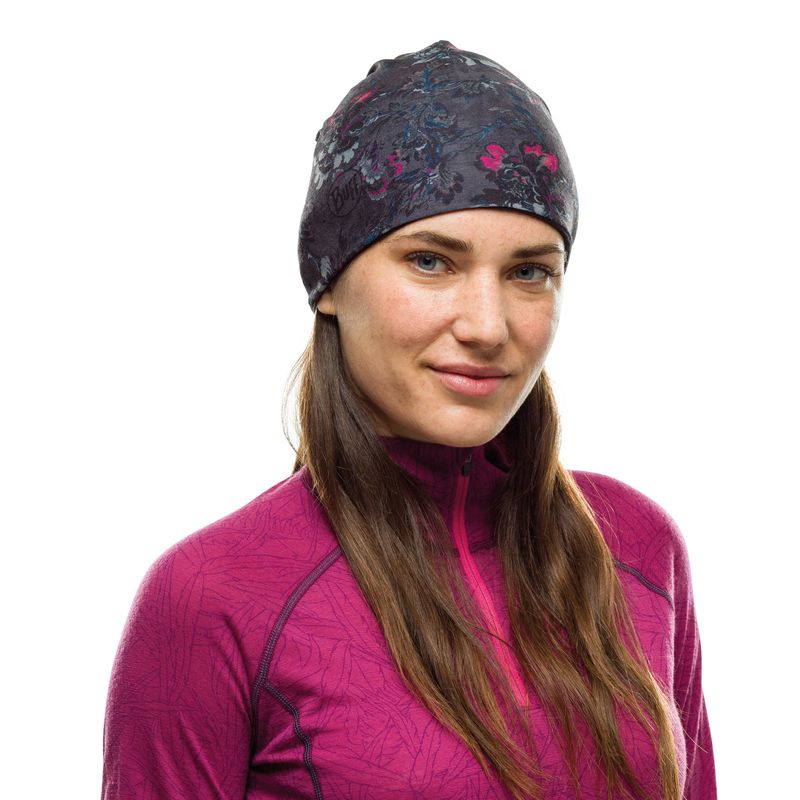 Тонкая флисовая шапочка Buff Hat Polar Microfiber Amur Black Фото 2