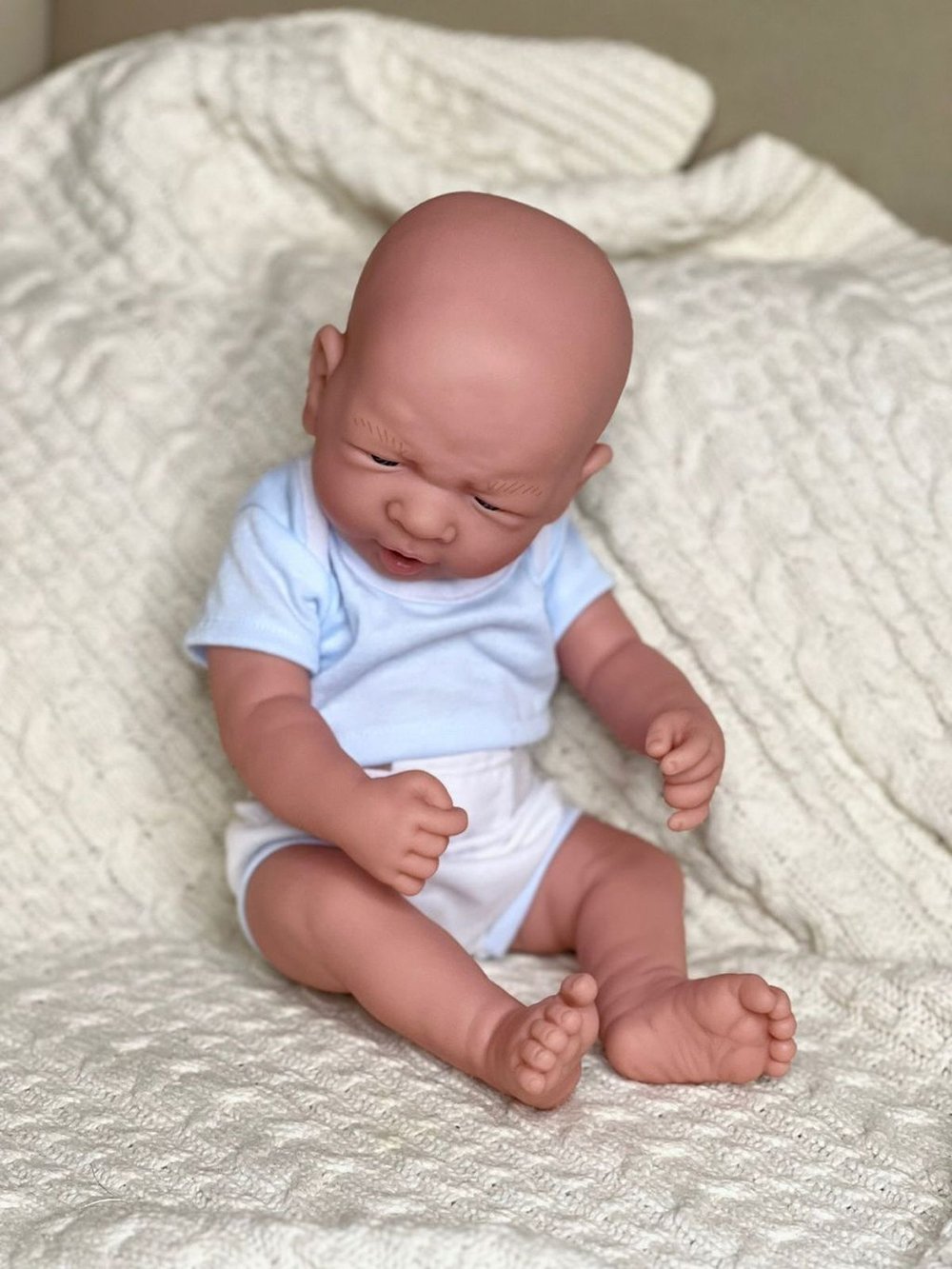 Кукла виниловая 35см в пакете (JX-293A3)